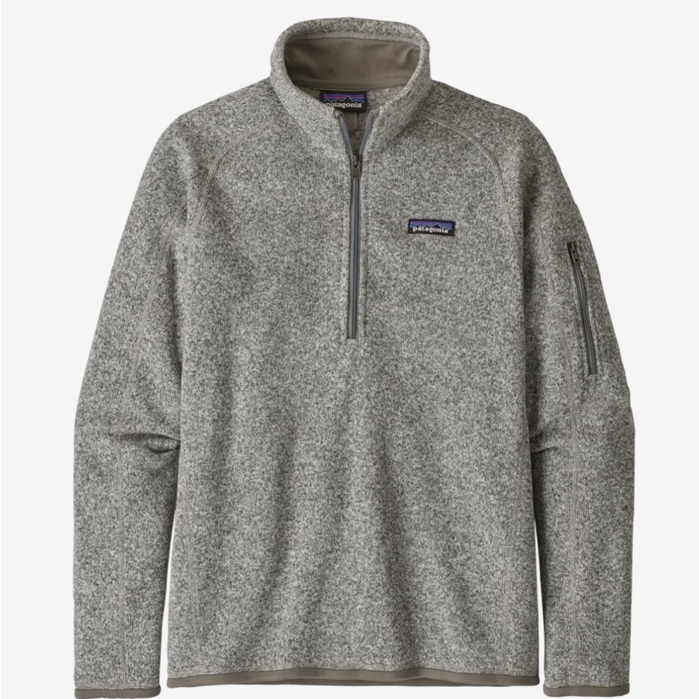 Women's Better Sweater 1/4-zip Fleece, Medium, Birch White